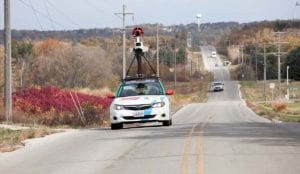 a car on the road