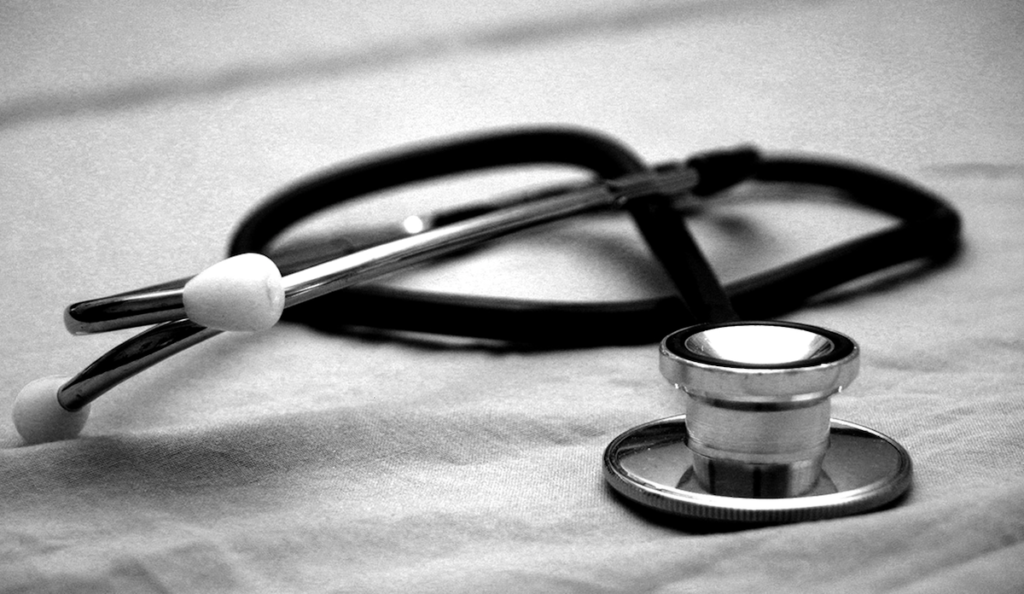 a stethoscope on a table