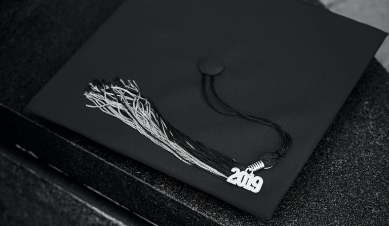 a graduation cap and tassel