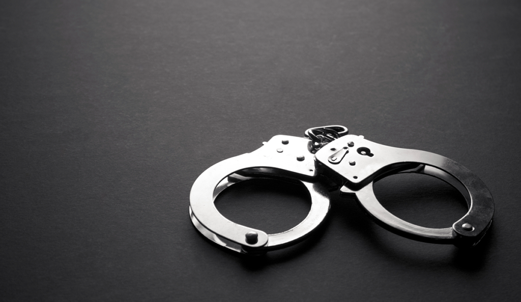 a close up of handcuffs