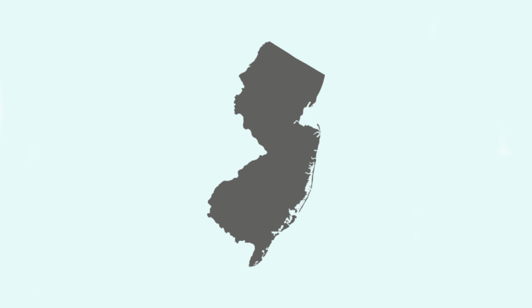 a map of the state of new jersey