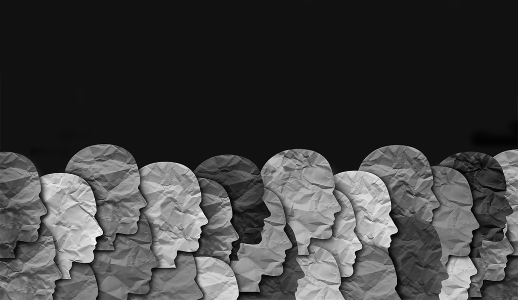 a group of people's faces