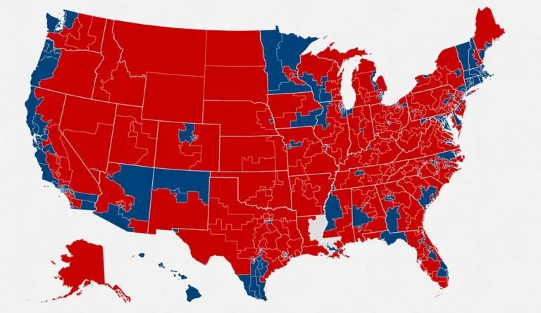 Red and blue map of vanishing marginal states