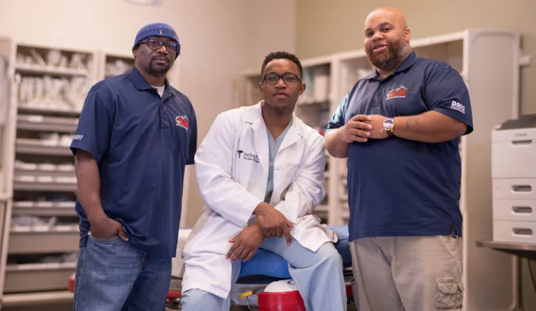 Detroit Life Is Valuable Everyday (DLIVE). Calvin Evans, Dr. Tolulope Sonuyi, Ray Winans.