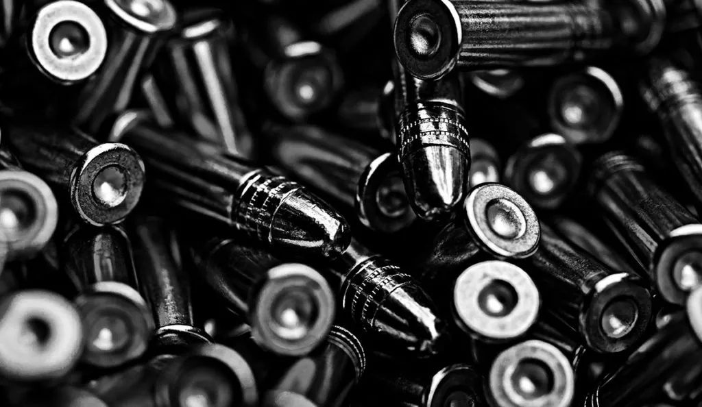 a pile of bullets