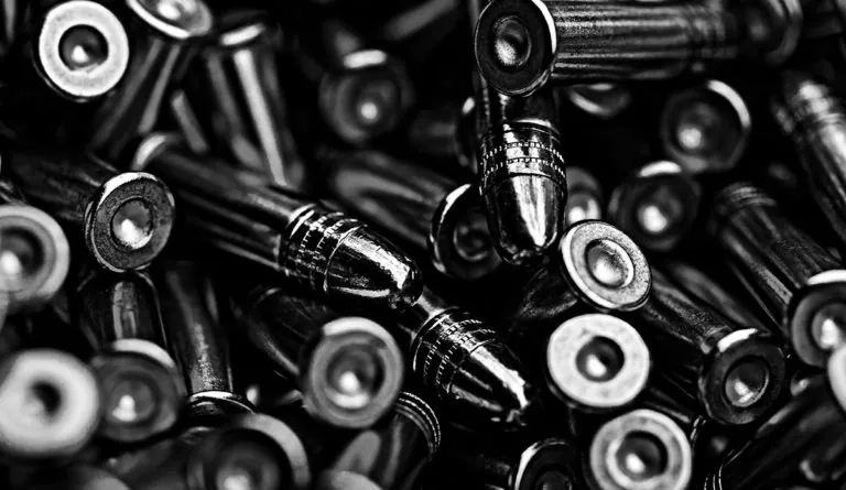 a pile of bullets