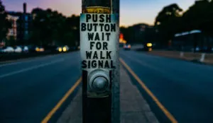 a sign on a pole