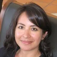 a woman smiling at the camera