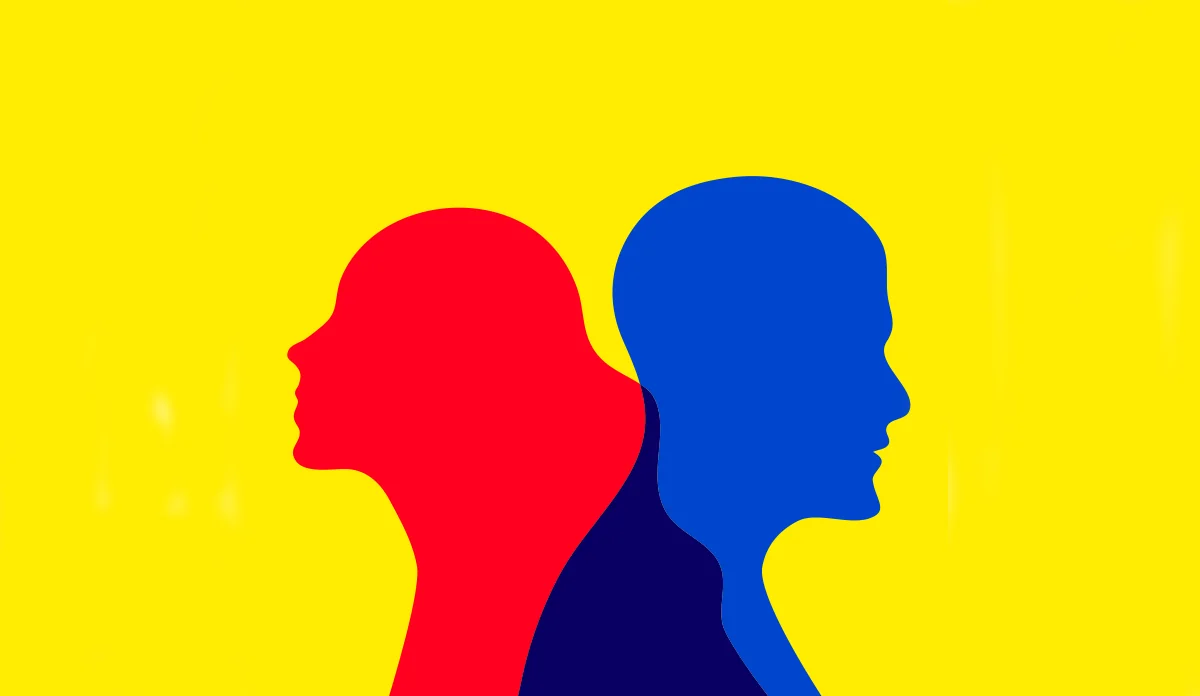 a group of people's heads