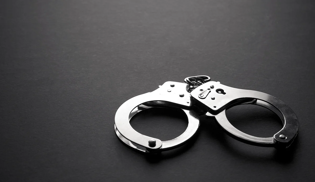 a close up of handcuffs