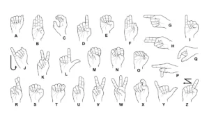 a set of hands with different gestures