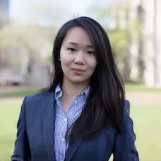 a woman in a suit
