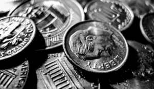 a pile of coins