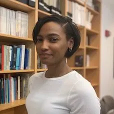 a woman in a white shirt