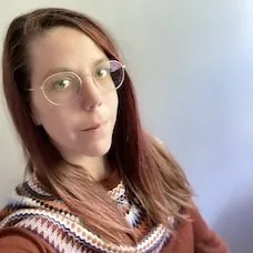 a woman taking a selfie