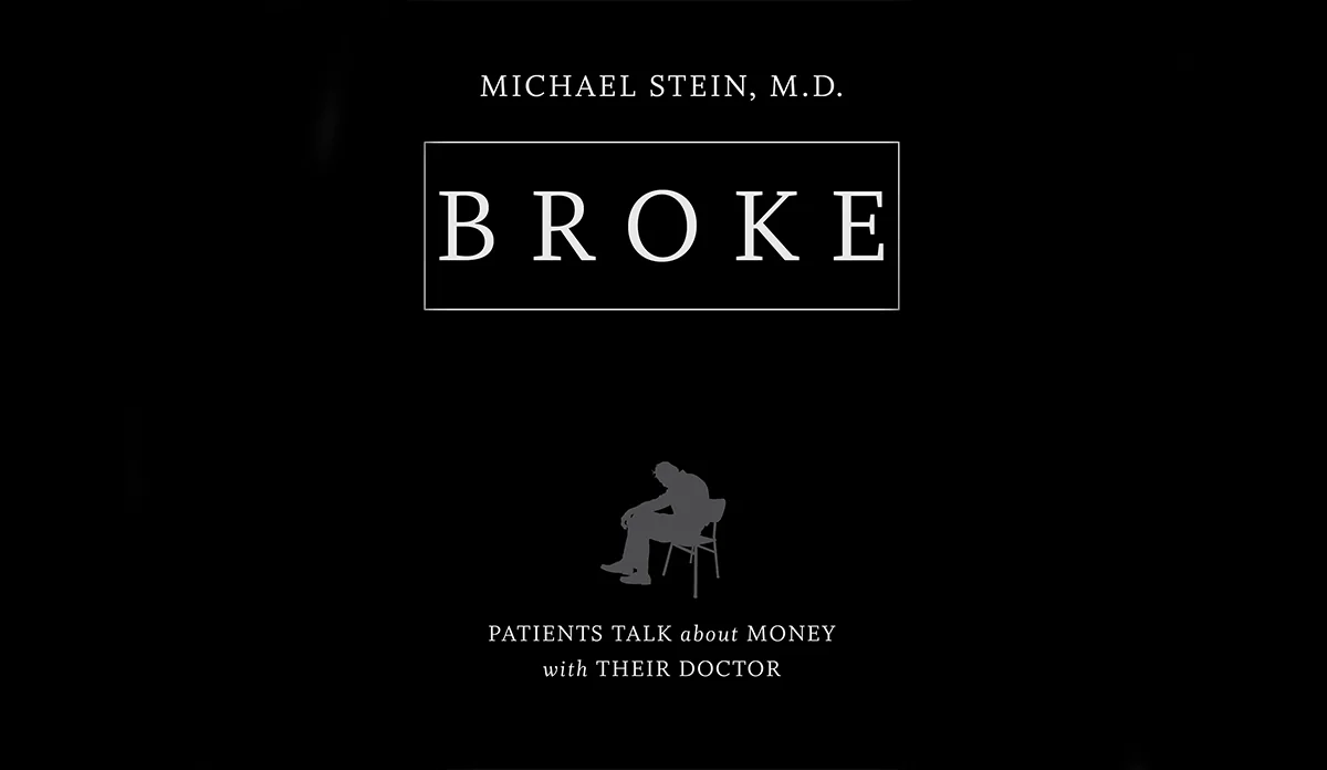 a book cover with a person sitting on a chair