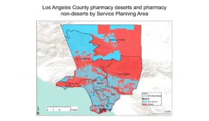 a map of the los angeles county