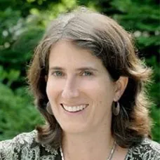 a close-up of a woman smiling