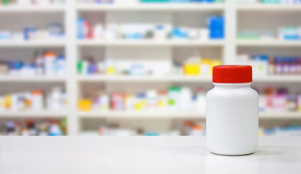 medication at a pharmacy