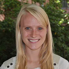 a woman smiling at camera
