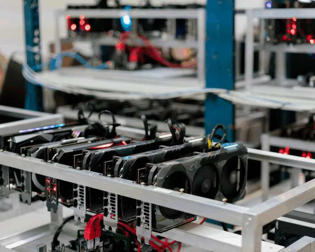 Bitcoin mining farm