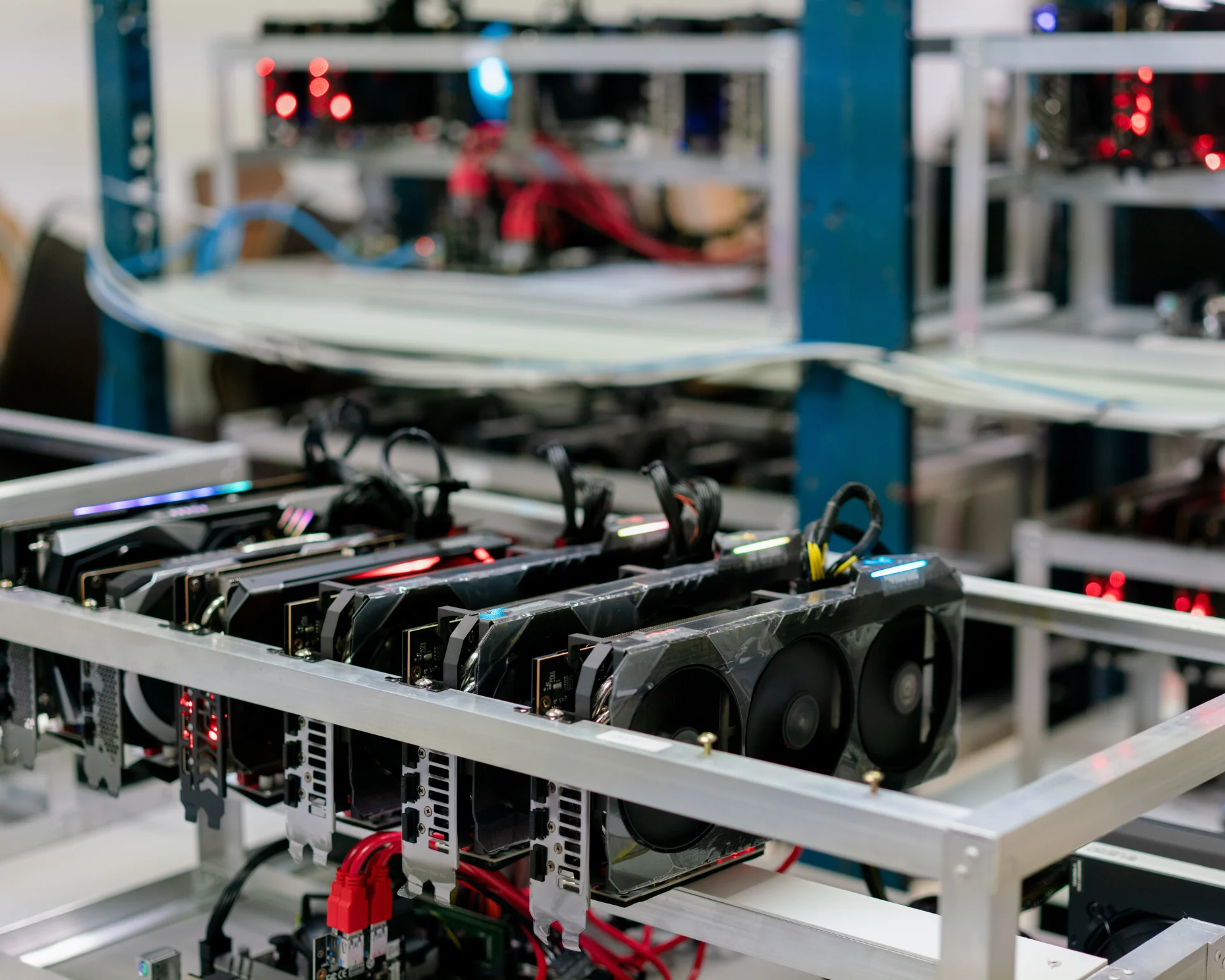 Bitcoin mining farm