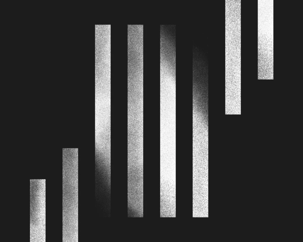 black and white illustration of unequal lines. health equity concept