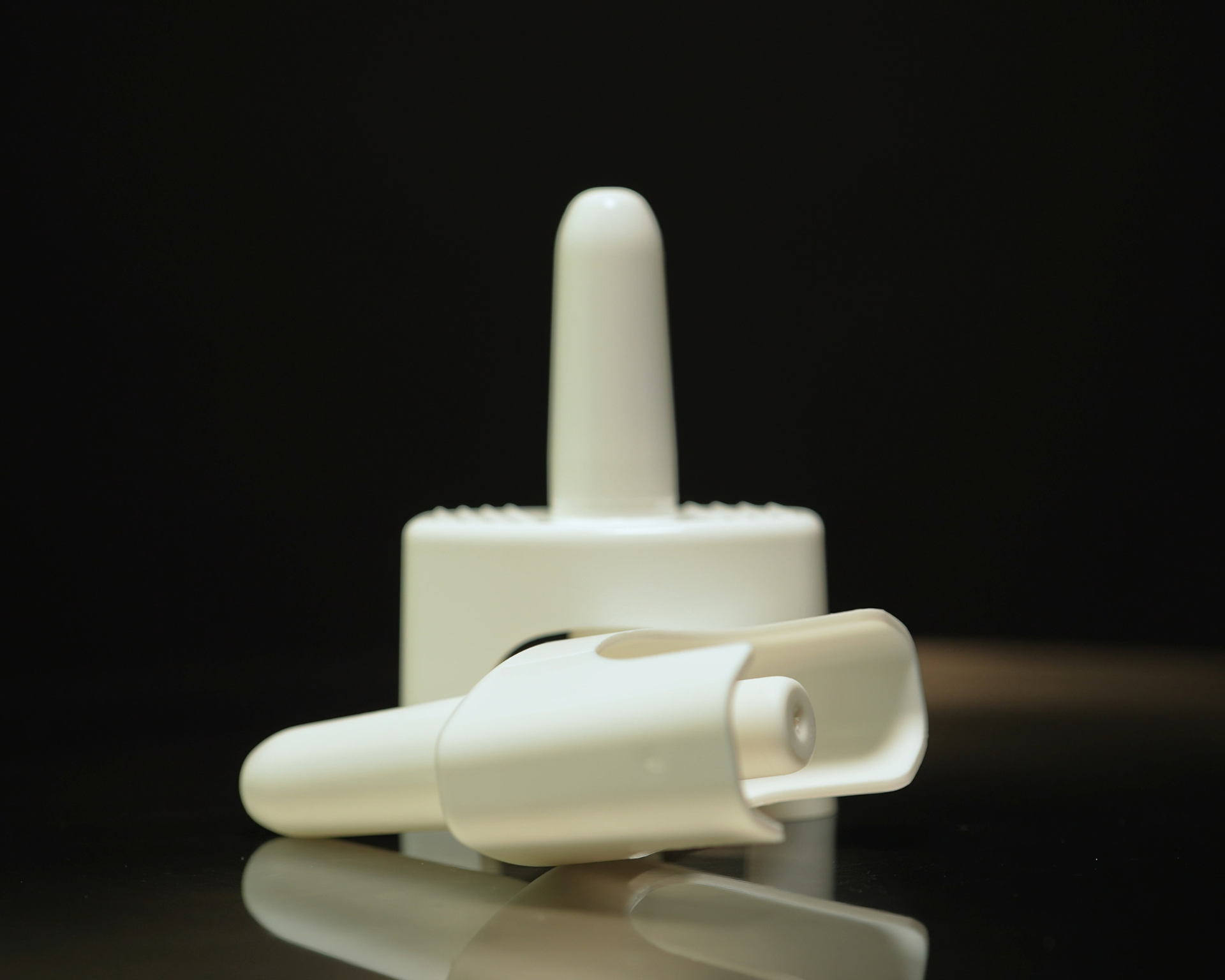 Naloxone nasal spray from the emergency bag contains medication used in the recovery of an opioid drug overdose. Nasal medication from an overdose kit